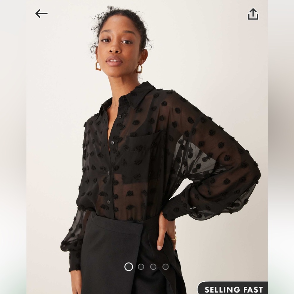 ASOS DESIGN Oversized Shirt Sz US 10